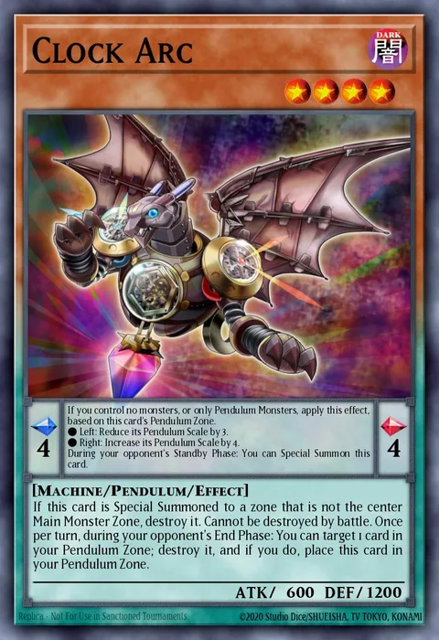 Clock Arc trading card