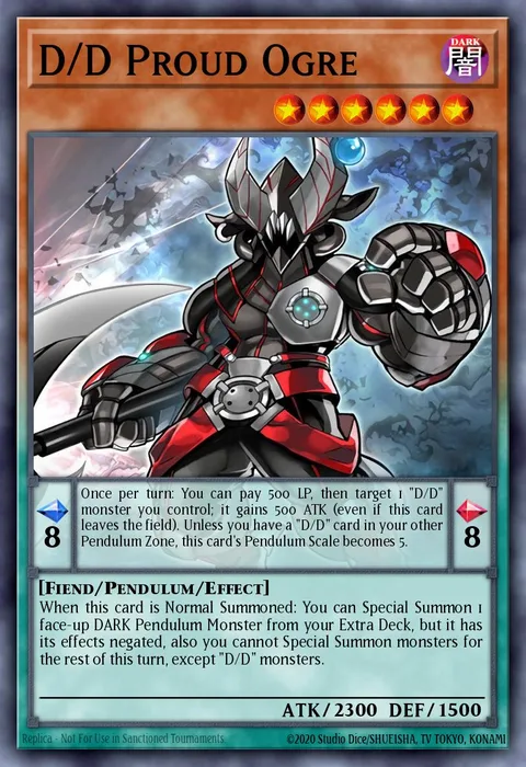 D/D Proud Ogre trading card