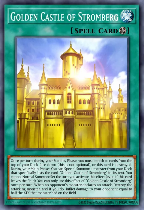 Golden Castle of Stromberg trading card