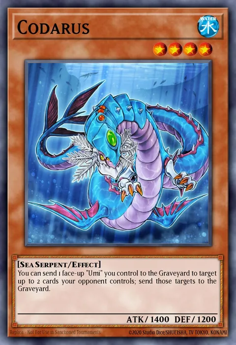 Codarus trading card