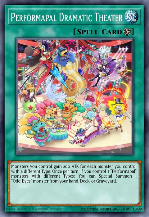 Performapal Dramatic Theater trading card