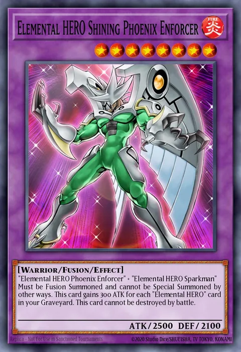 Elemental HERO Shining Phoenix Enforcer trading card