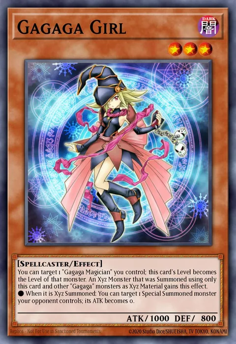 Gagaga Girl trading card