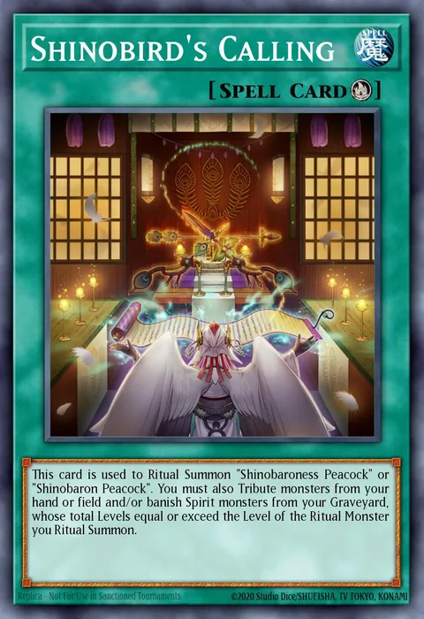 Shinobird's Calling trading card