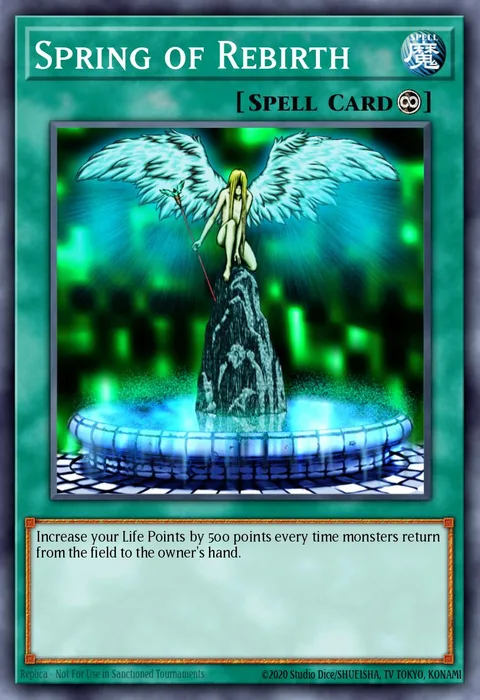 Spring of Rebirth trading card