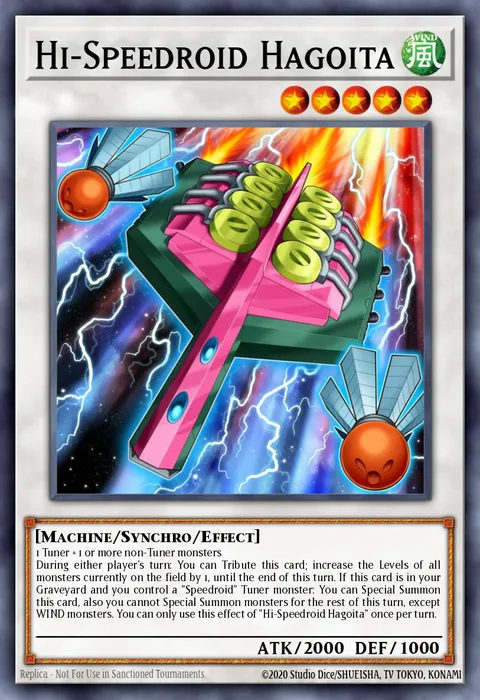 Hi-Speedroid Hagoita trading card