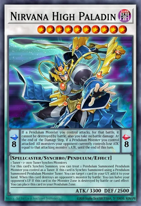 Nirvana High Paladin trading card