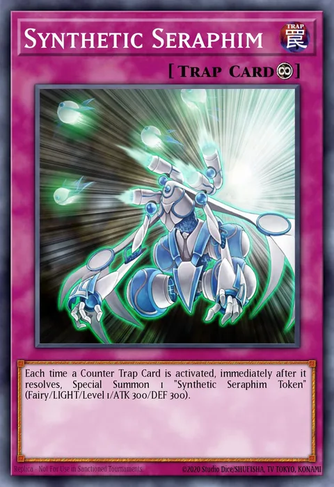 Synthetic Seraphim trading card