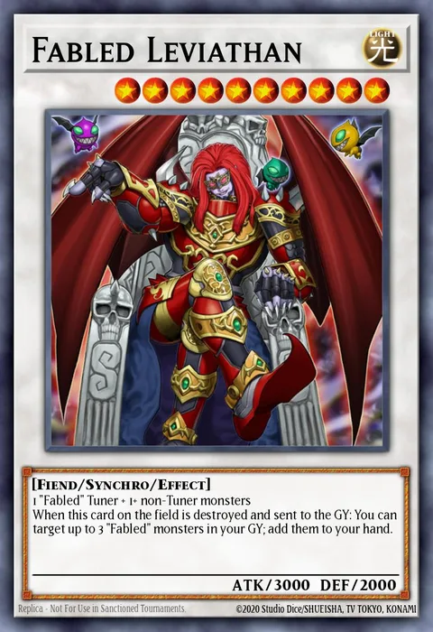 Fabled Leviathan trading card