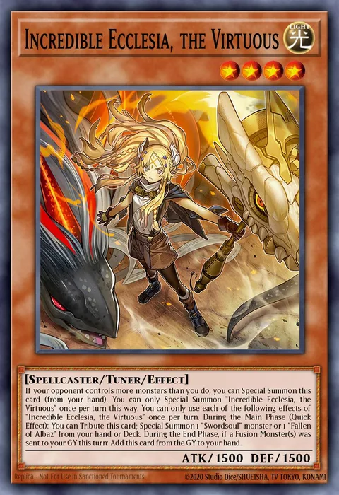 Incredible Ecclesia, the Virtuous trading card