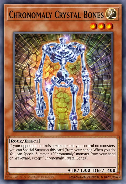 Chronomaly Crystal Bones trading card