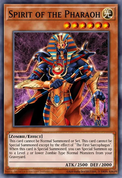 Spirit of the Pharaoh trading card