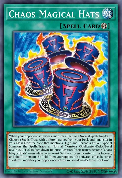 Chaos Magical Hats trading card