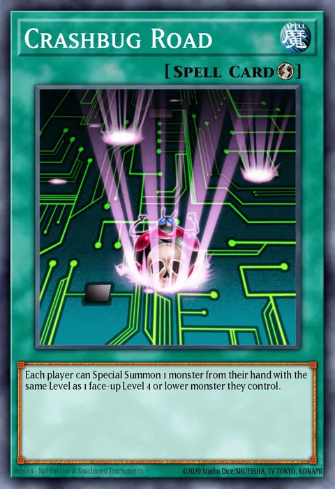 Crashbug Road trading card