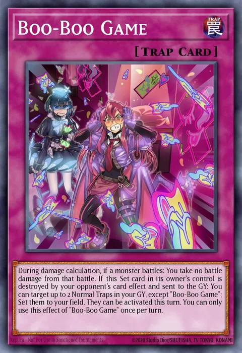 Boo-Boo Game trading card