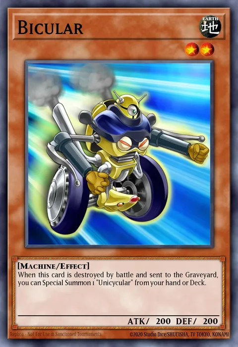 Bicular trading card