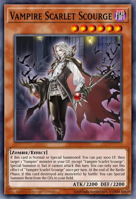 Vampire Scarlet Scourge trading card