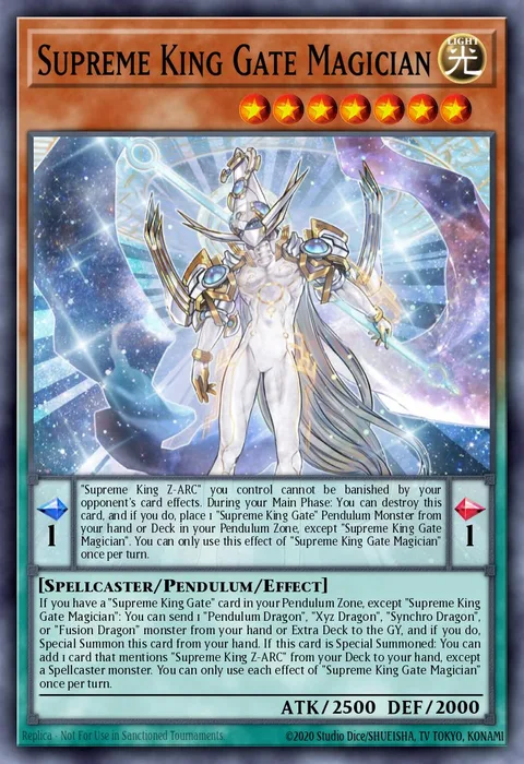Supreme King Gate Magician trading card