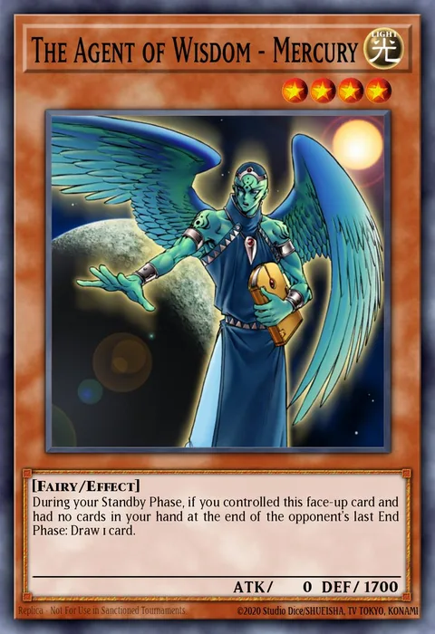 The Agent of Wisdom - Mercury trading card