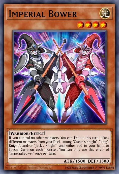 Imperial Bower trading card