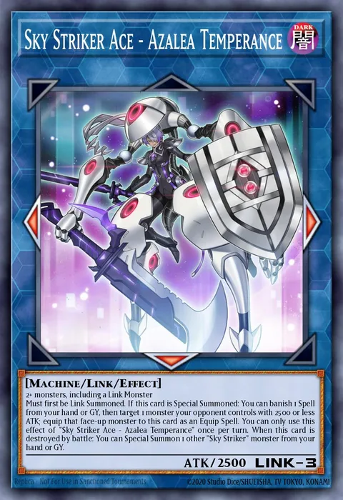 Sky Striker Ace - Azalea Temperance trading card