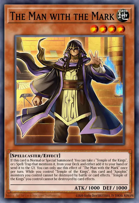 The Man with the Mark trading card