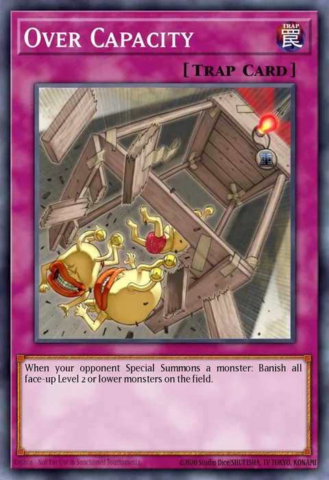 Over Capacity trading card