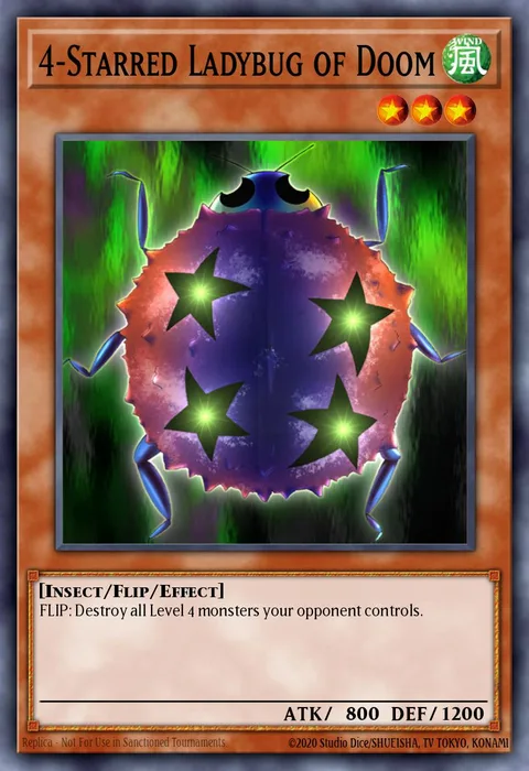 4-Starred Ladybug of Doom trading card