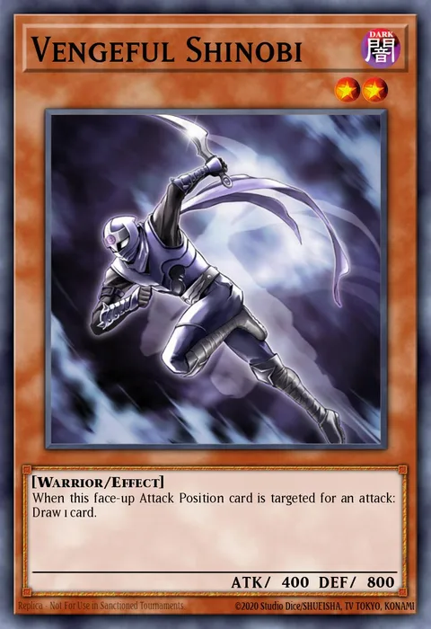 Vengeful Shinobi trading card