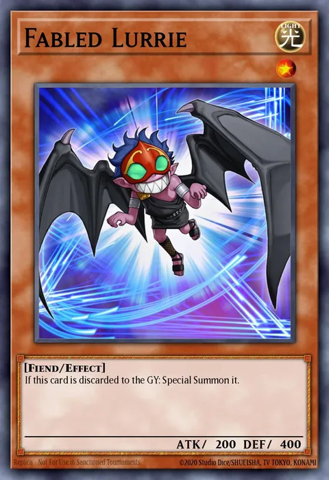 Fabled Lurrie trading card