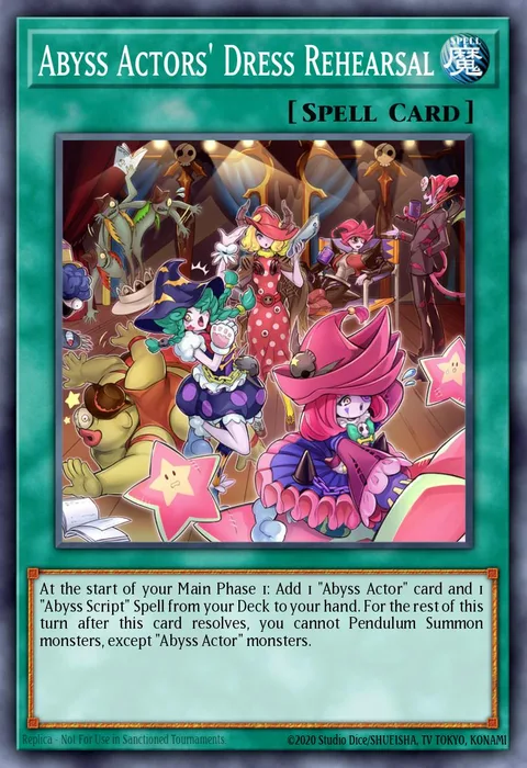 Abyss Actors' Dress Rehearsal trading card