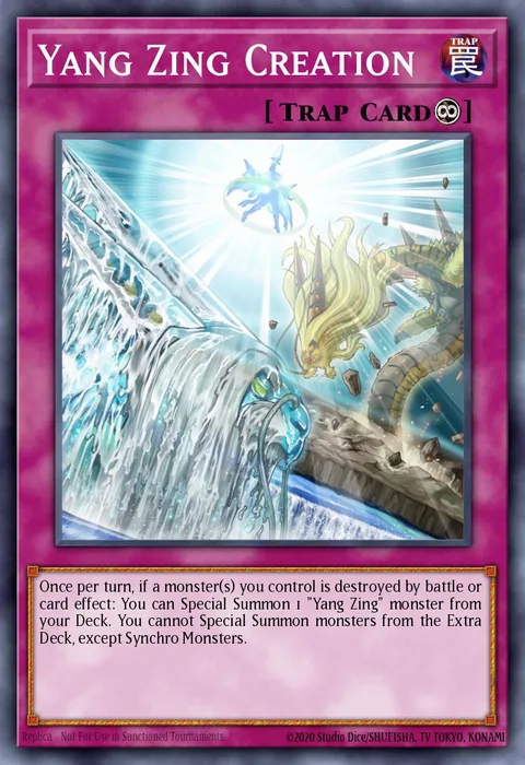 Yang Zing Creation trading card