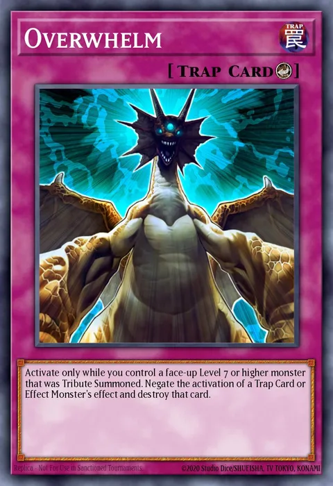 Overwhelm trading card