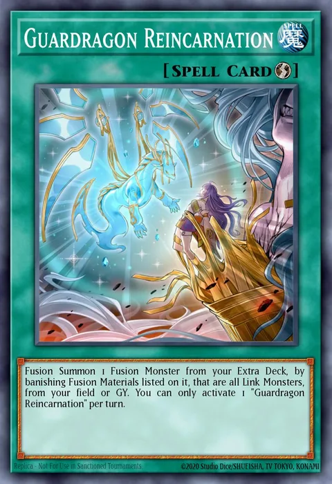 Guardragon Reincarnation trading card