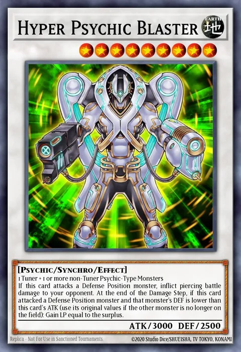 Hyper Psychic Blaster trading card