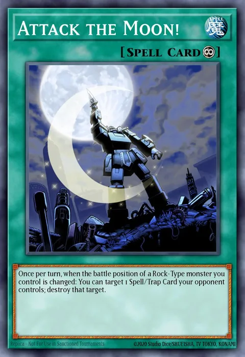 Attack the Moon! trading card