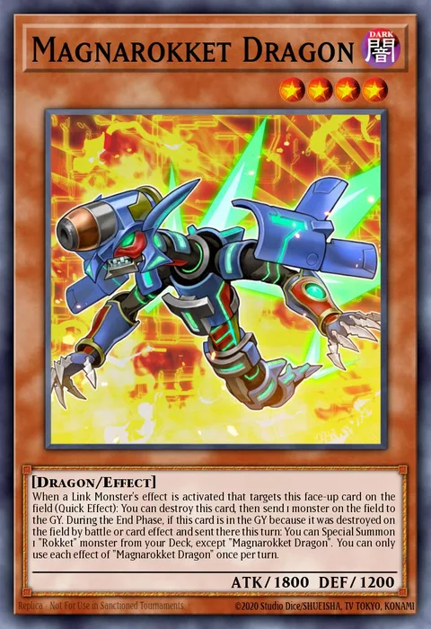 Magnarokket Dragon trading card