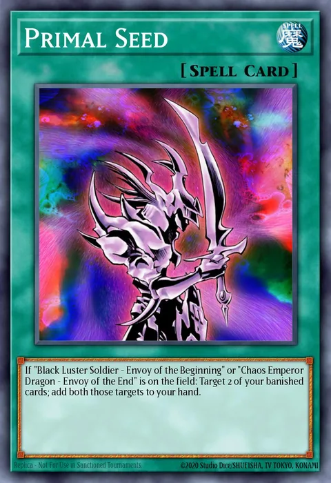 Primal Seed trading card