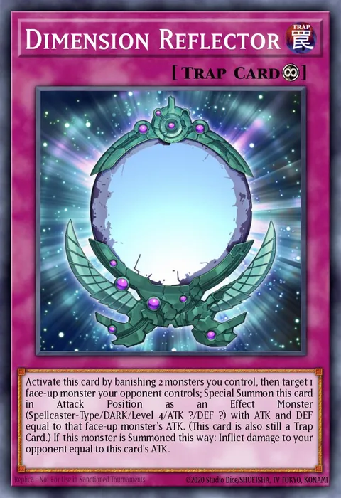 Dimension Reflector trading card