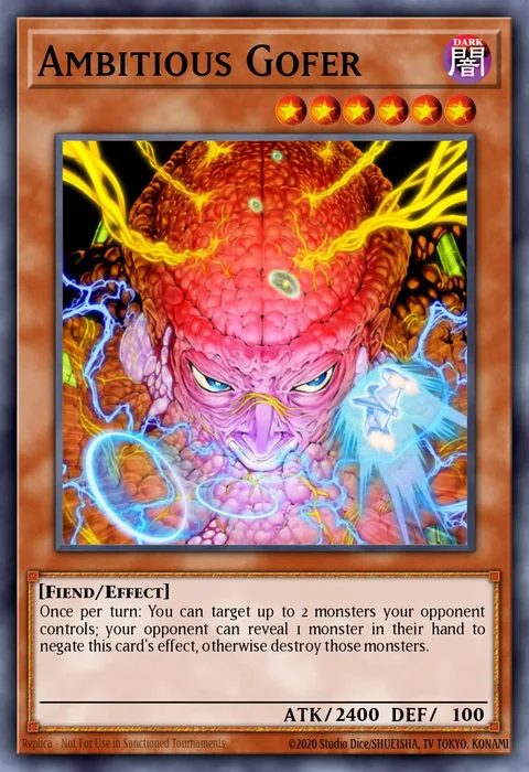 Ambitious Gofer trading card