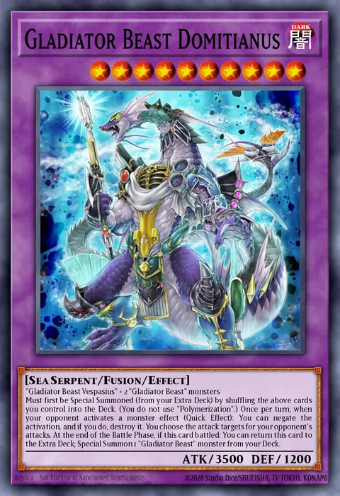 Gladiator Beast Domitianus trading card