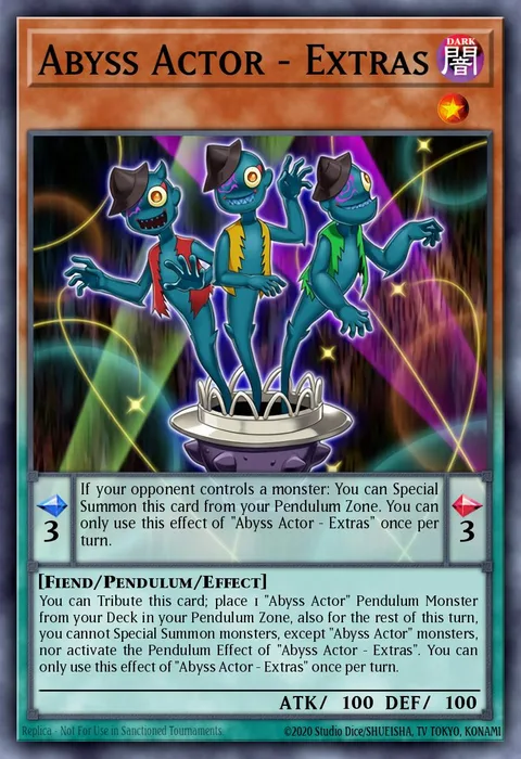 Abyss Actor - Extras trading card