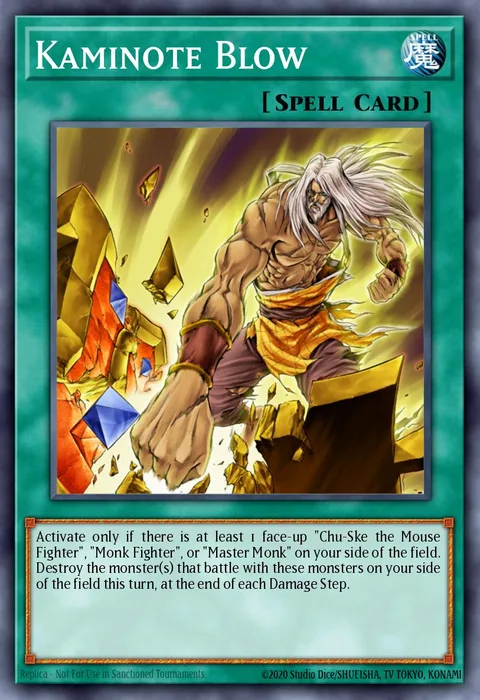 Kaminote Blow trading card