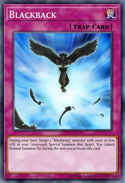 Blackback trading card