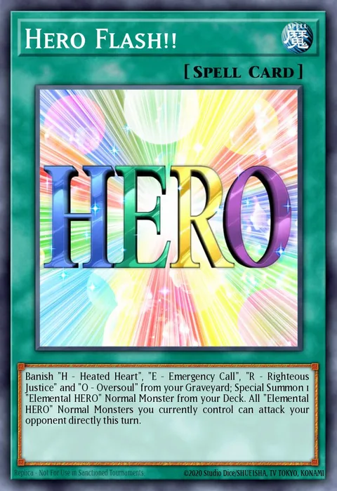 Hero Flash!! trading card