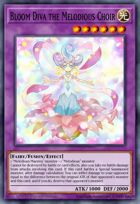 Bloom Diva the Melodious Choir trading card
