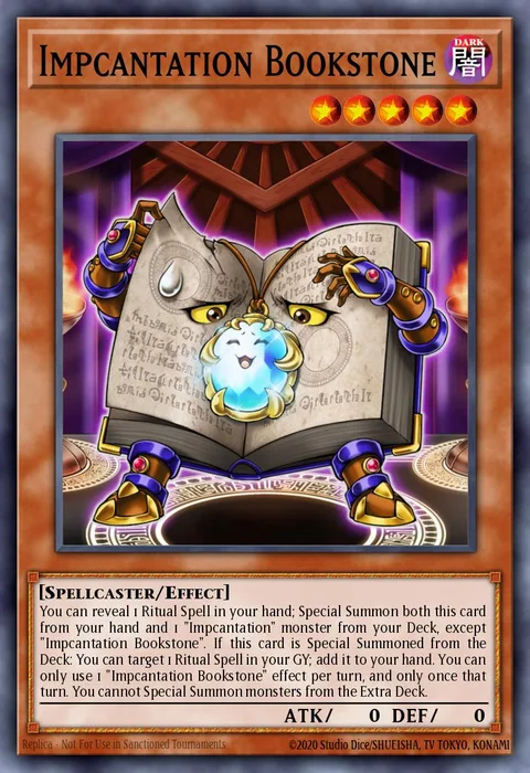 Impcantation Bookstone trading card
