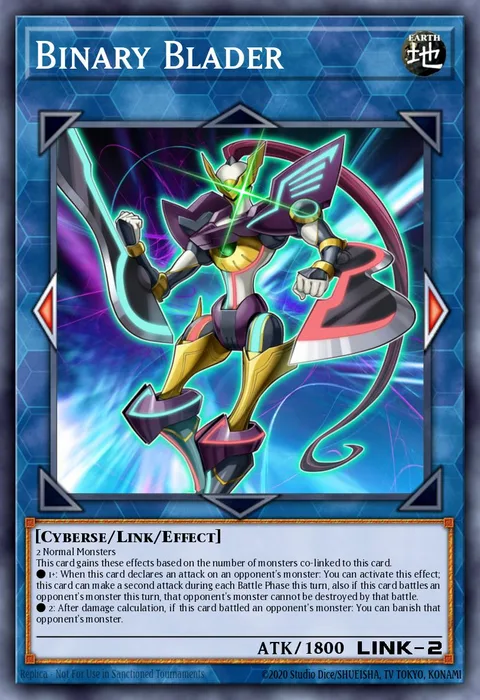 Binary Blader trading card