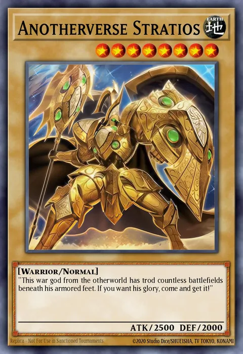 Anotherverse Stratios trading card