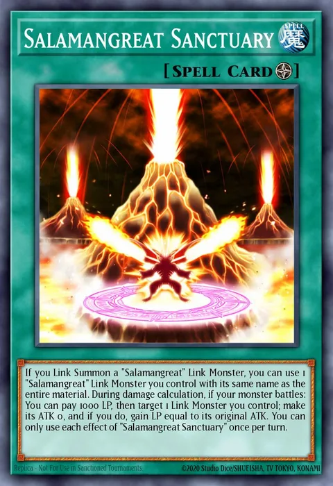 Salamangreat Sanctuary trading card
